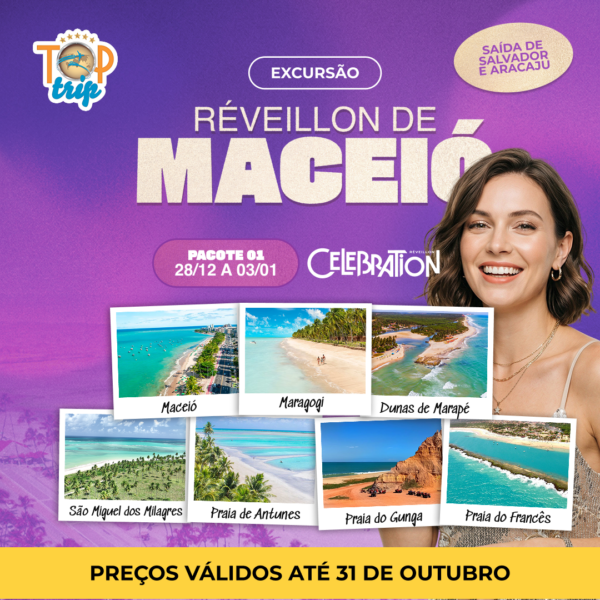 Excursão Réveillon de Maceió - Pacote 1