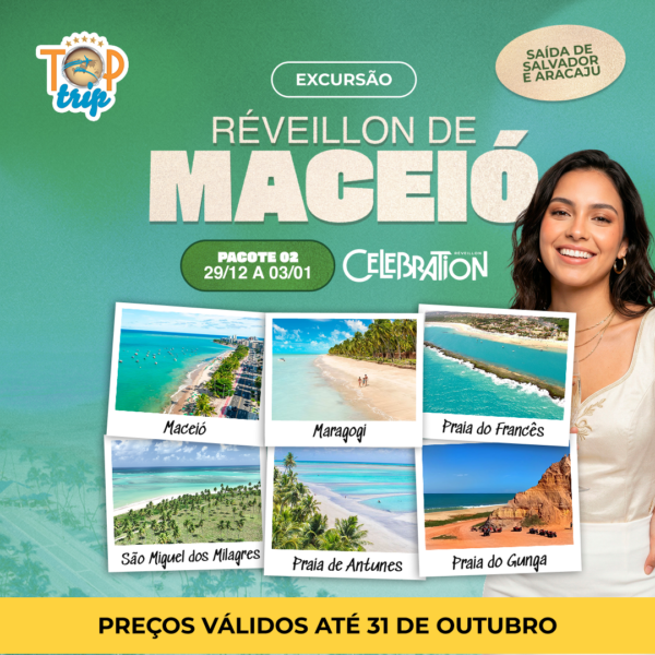 Excursão Réveillon de Maceió - Pacote 2